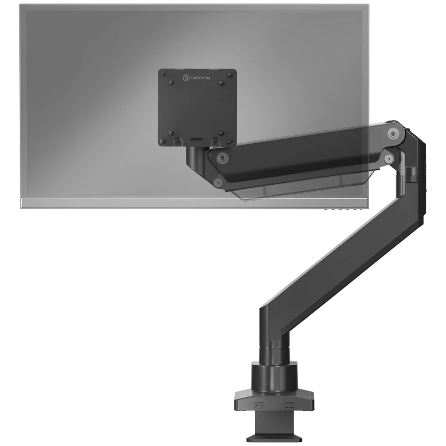 ONKRON Desk Mount for Monitor 17"- 57", max 27 kg, tilt-swivel, with rotation