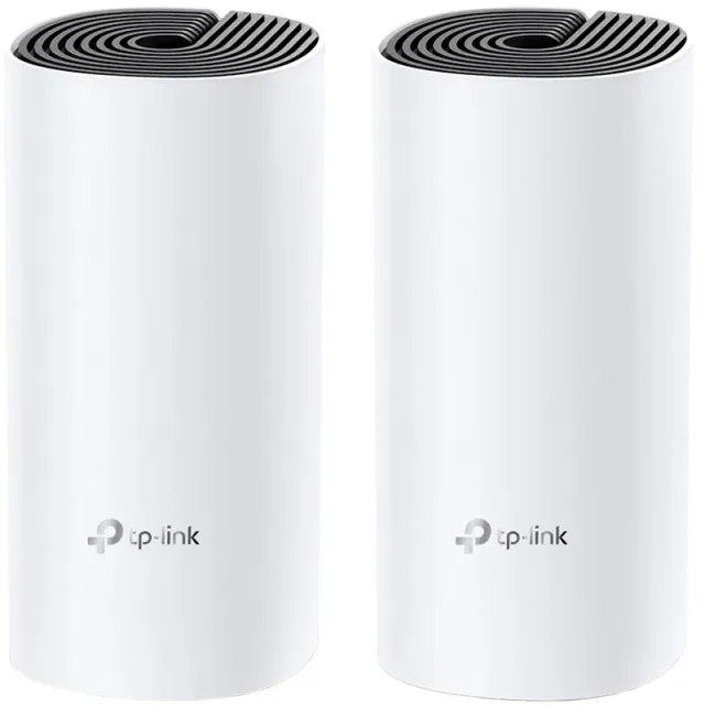 TP-Link Deco M4 (2-pack) AC1200 Whole-Home Mesh Wi-Fi System,Qualcomm CPU,867Mbps at 5GHz+300Mbps at 2.4GHz,2 Gigabit Ports, 2 internal antennas,MU-MIMO, Beamforming,Parental Controls,QoS,Reporting,Ac