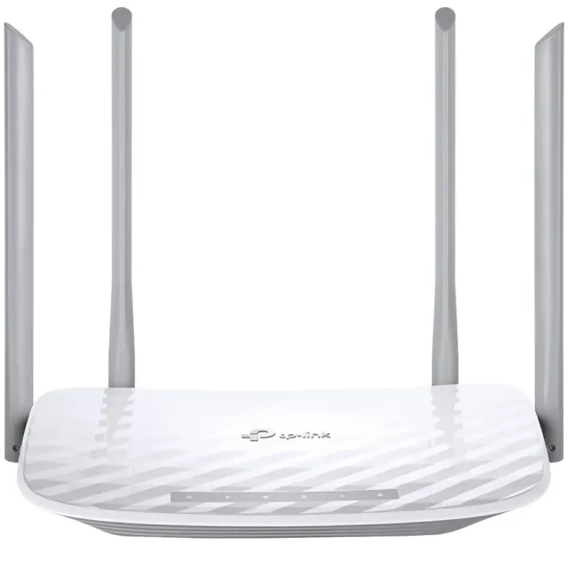 TP-Link Archer C50 AC1200 Dual-Band Wi-Fi Router, 802.11ac/a/b/g/n, 867Mbps at 5GHz + 300Mbps at 2.4GHz, 5 10/100M Ports, 4 fixed antennas, WPS, IPv6 Ready, Tether App, 2x2 MU-MIMO, WPA3, Router/AP mo