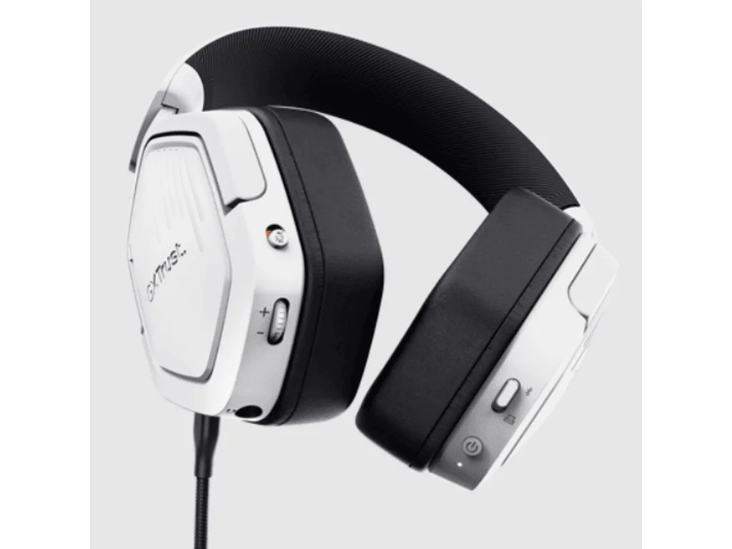 Trust GXT 493PS Carus wirelessPS5 slušalice, 3.5 mm, USB-C,USB-A, stereo, bijele