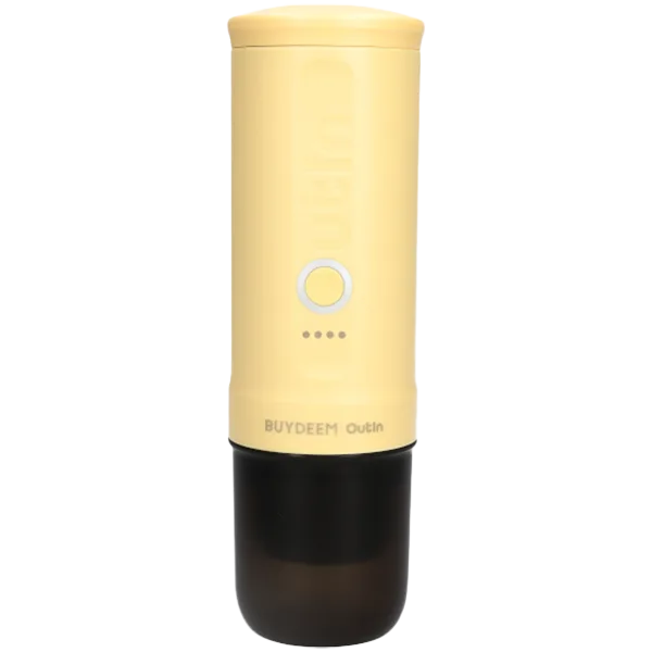 BUYDEEM Nano Espresso Machine, model OTEM-01, color Mellow Yellow