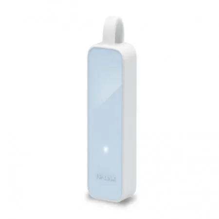 USB 2.0 to 100Mbps Ethernet Network Adapter, 1 USB 2.0 connector, 1 10/100Mbps Ethernet port