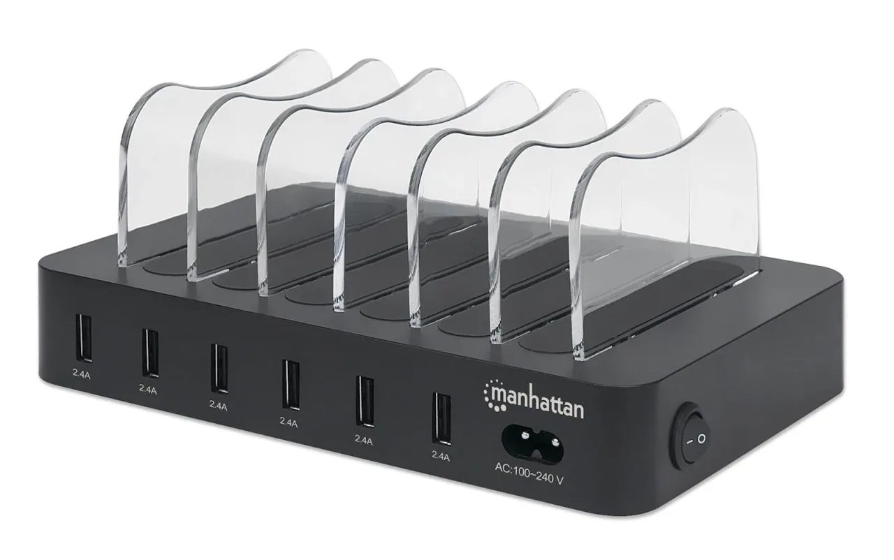 DOCKING MANHATTAN 6U1 USB A  5 V / 2.4 A