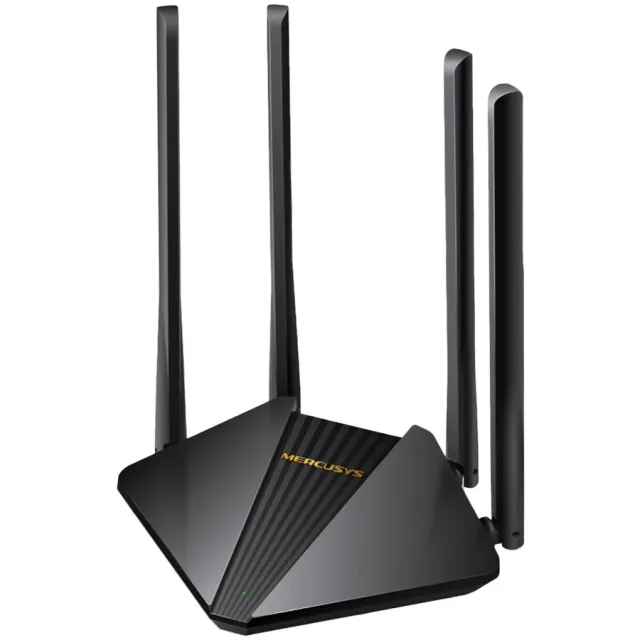AC1200 Dual-Band Wi-Fi Gigabit RouterSPEED: 300 Mbps at 2.4 GHz + 867 Mbps at 5 GHz SPEC:  4× Fixed External Antennas, 2× Gigabit LAN Ports, 1× Gigabit WAN PortFEATURE: Router/Access Point Mode, WPS/R