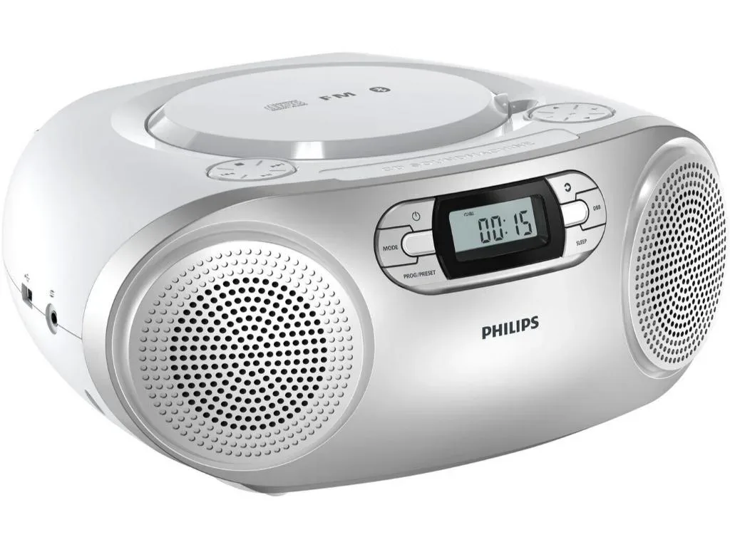 Philips TAZ2000 CD SoundmachinCD; CD-R; CD-RW; FM Antena;BT; USB; izlazna snaga (RMS) 3WX2; siva