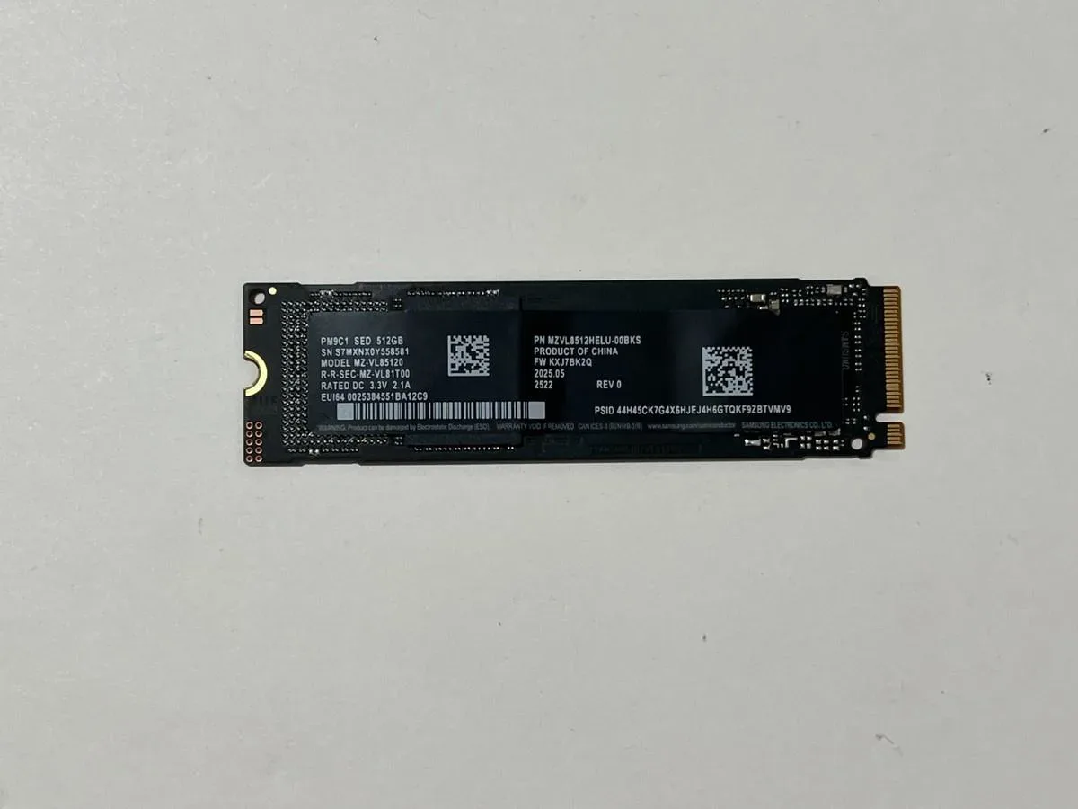 Samsung SSD PM9C1 512GB PullBulk NVme M.2,PCIe Gen 4.0 x4,5000/4300MB/s,Garancija 12 mjeseci