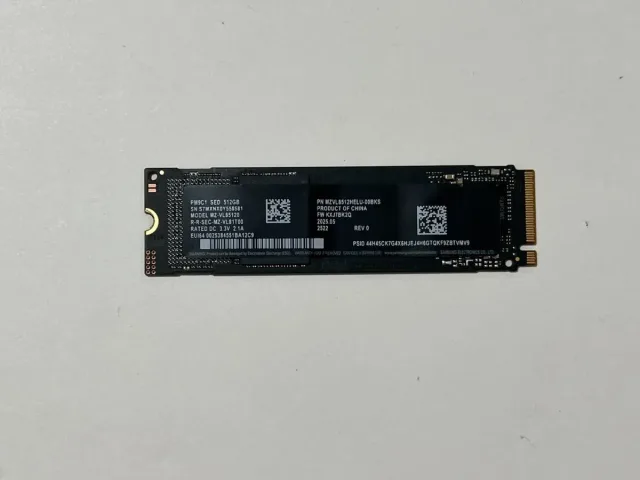Samsung SSD PM9C1 512GB PullBulk NVme M.2,PCIe Gen 4.0 x4,5000/4300MB/s,Garancija 12 mjeseci