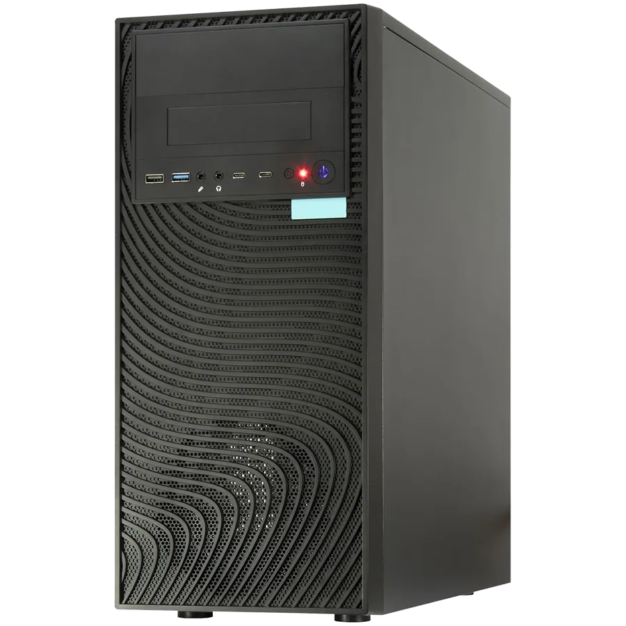 Racunar Intel G6400, MB H510, RAM 8GB 3200MT/s DDR4, 256GB SSD, PSU 500W, Case IT-6516 Ripple, No OS