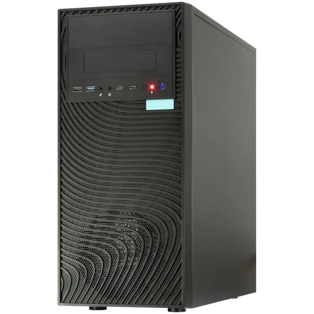 Racunar Intel G6400, MB H510, RAM 8GB 3200MT/s DDR4, 256GB SSD, PSU 500W, Case IT-6516 Ripple, No OS