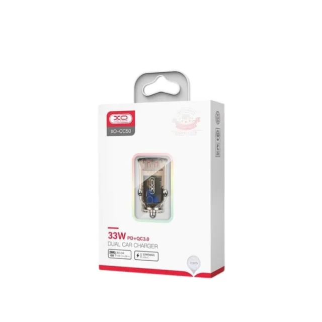 Auto punjac XO CC50 PD 20W QC3.0 18W USB+Type-C