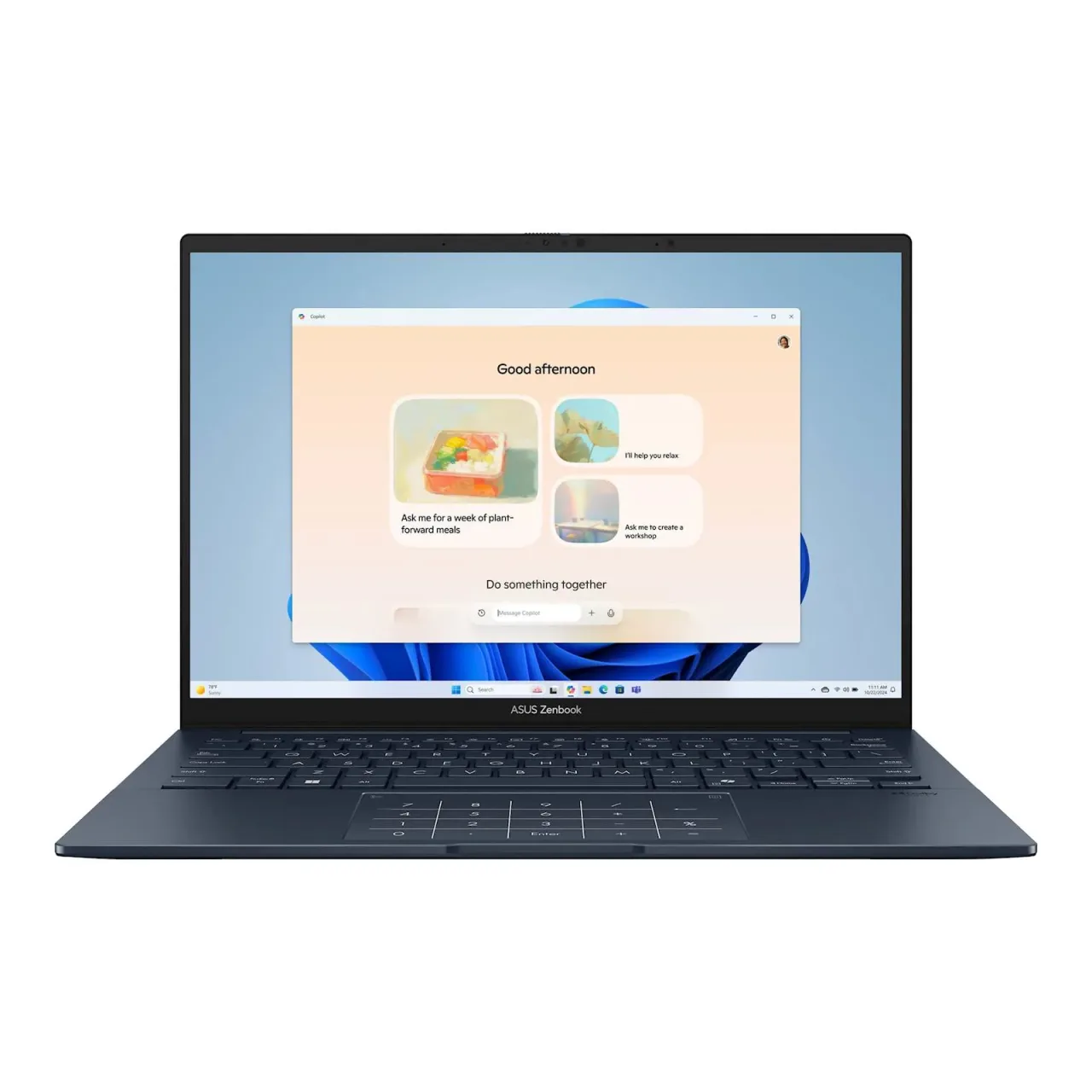 Laptop ASUS Zenbook 14 UX3405CA-ST1131 14"3K OLED 120Hz U5-225H 14C/14T 16GB DDR5 s1TB BACKLIT 2Y